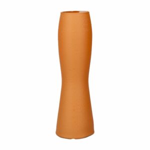 Florero Jade Bulan Naranja OTÚN 19 X 6 Cm