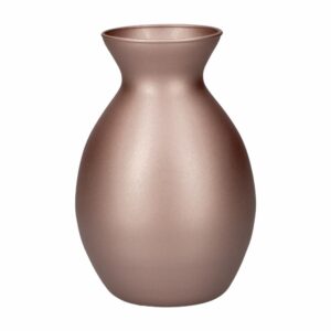 Florero Rea Matices Suave Oro Rosa OTÚN 15,5 X 10 Cm