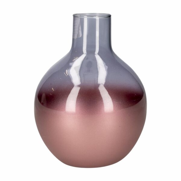 Florero Metis Vita 02 Rosa OTUN 17 X 13  Cm