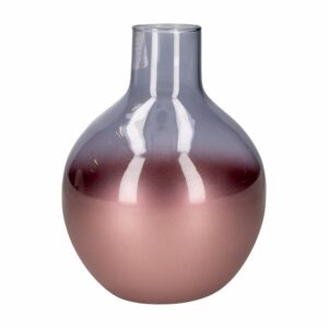 Florero Metis Vita 02 Rosa OTUN 17 X 13  Cm