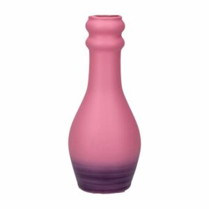 Florero Mia Monet Rosa Gris OTÚN 17 X 7,1 Cm