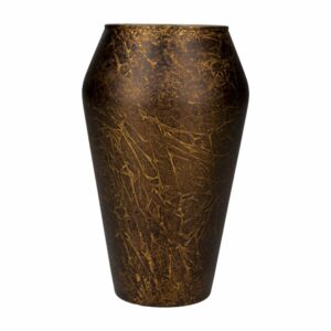 Florero Vinci Oxido Dorado OTÚN 23 X 13,5  Cm