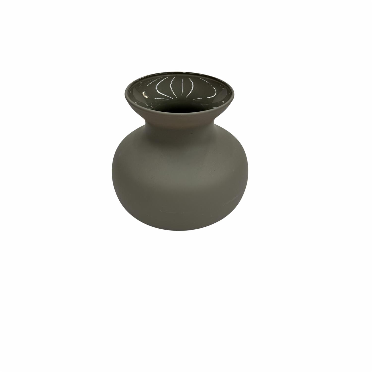 Florero Decorativo Gera Barú Gris Oscura OTÚN Unidad