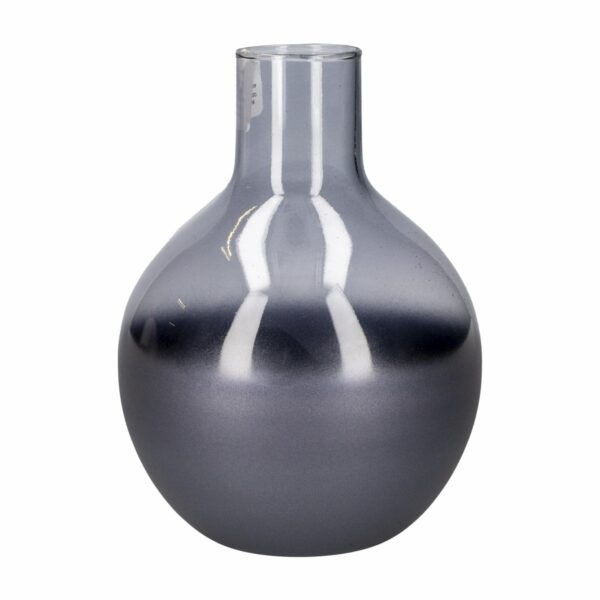 Florero Metis Vita 02 Negro OTUN 17 X 13  Cm