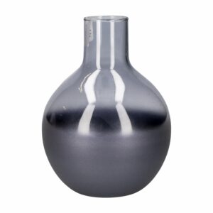 Florero Metis Vita 02 Negro OTUN 17 X 13  Cm