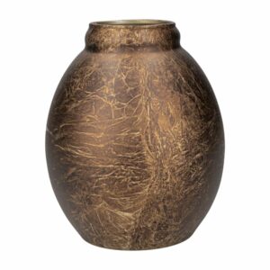 Florero Roy Oxido Plateado OTÚN 18,2 X 15,6 Cm