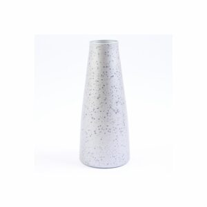 Botella Gélida Especial Decoración Mykonos Plateado Mate OTÚN 25x10,5x1Cm