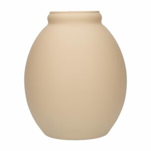 Florero Decorativo Roy Pastel Suave Beige OTÚN Unidad