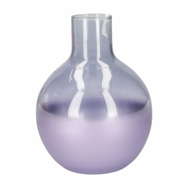 Florero Metis Vita 02 Lila OTUN 17 X 13  Cm