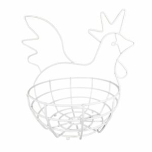 Canasta Huevos Gallina Plastificado Blanco REJIPLAST Unidad