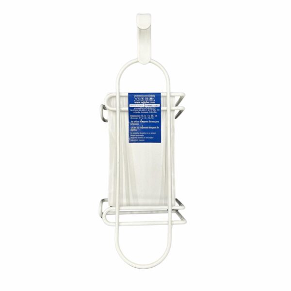 Soporte Doble Papel Higiénico Plastificado Blanco REJIPLAST Unidad - Imagen 3