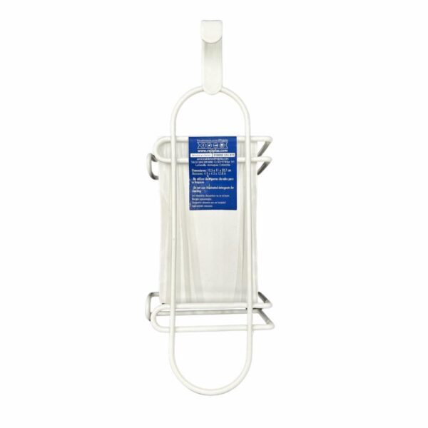 Soporte Doble Papel Higiénico Plastificado Blanco REJIPLAS Unidad - Imagen 3