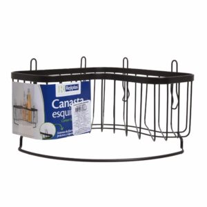 Canasta De Baño Esquinera Con Cobrizo REJIPLAST Unidad