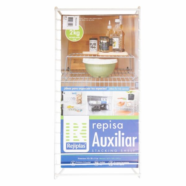 Repisa Auxiliar Blanco REJIPLAST Unidad - Imagen 2