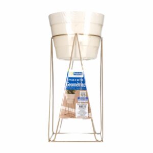 Maceta Con Base Geométrica REJIPLAST Unidad