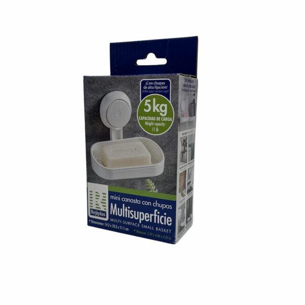 Jabonera Blanca REJIPLAST Unidad - Imagen 5