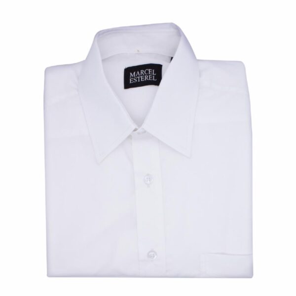 Camisa Formal Manga Larga Fondo Entero Azul Medio MARCEL ESTEREL - Imagen 13