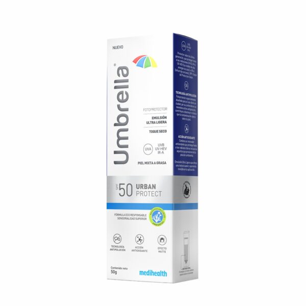 Protector Solar Facial Urban UVA Spf50 UMBRELLA 50 G - Imagen 2