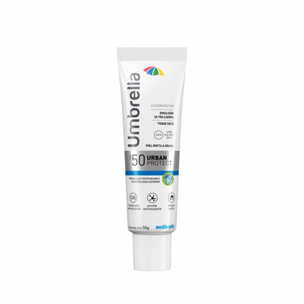 Protector Solar Facial Urban UVA Spf50 UMBRELLA 50 G - Imagen 4