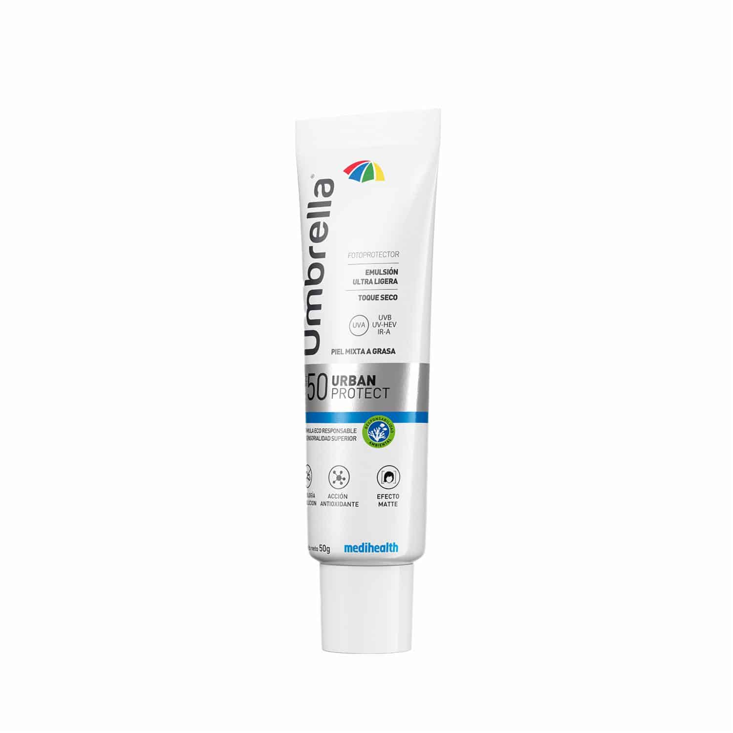 Protector Solar Facial Urban UVA Spf50 UMBRELLA 50 G - Imagen 5