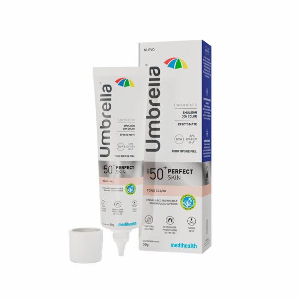 Protector Solar Facial Base Fluida Claro Spf50 UMBRELLA 50 G - Imagen 5