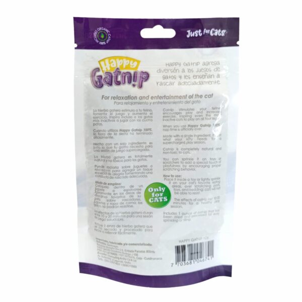 Hierba Gatera Con Menta HAPPY 28,35 G - Imagen 3