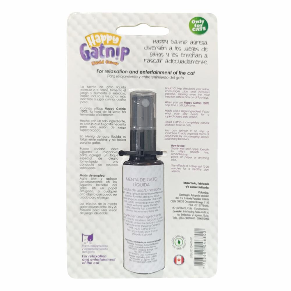 Hierba Gatera Liquida HAPPY GATNIP 46 ML - Imagen 3