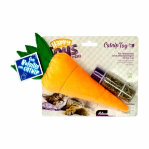 Juguete Para Gato Diseño Zanahoria Con Cat Nip HAPPY Unidad