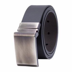 Cinturón Hombre Con Hebilla Reversible De Cuero Negro con Café BLUE STYLE