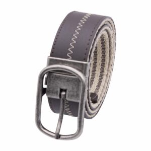 Cinturón Hombre Con Hebilla Reversible De Cuero Café con Beige BLUE STYLE