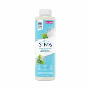 Jabón De Ducha Exfoliante Sea Salt & Pacific Kelp ST. IVES 650 Ml
