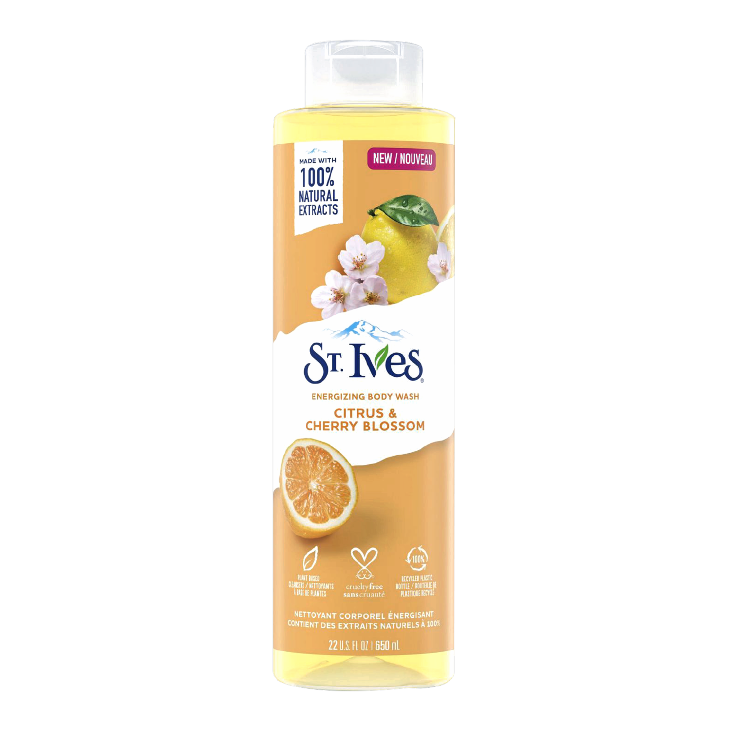 Jabón De Ducha Cítricos Y Flor De Cerezo ST. IVES 650 Ml - Imagen 2