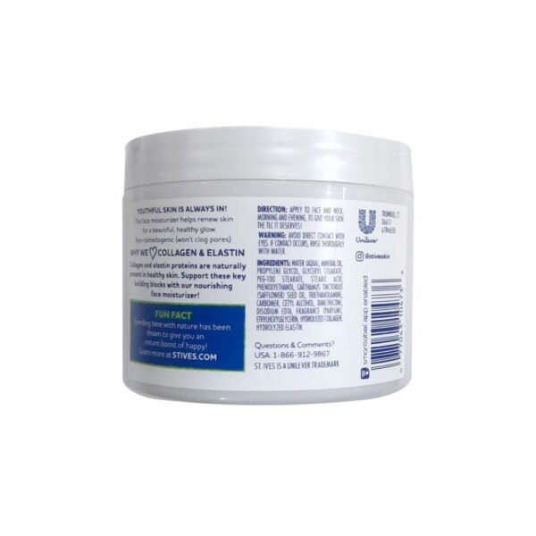 Crema Facial Colágeno Y Elastina ST. IVES 250 Ml - Imagen 3