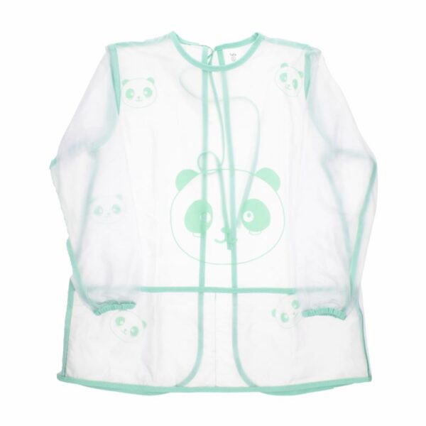 Delantal Escolar Estampado Pandas Con Manga MULTIPROYECTOS Talla 6