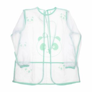 Delantal Escolar Estampado Pandas Con Manga MULTIPROYECTOS Talla 6