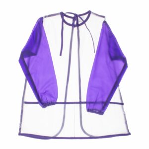 Delantal Escolar Con Manga Violeta MULTIPROYECTOS Talla 4