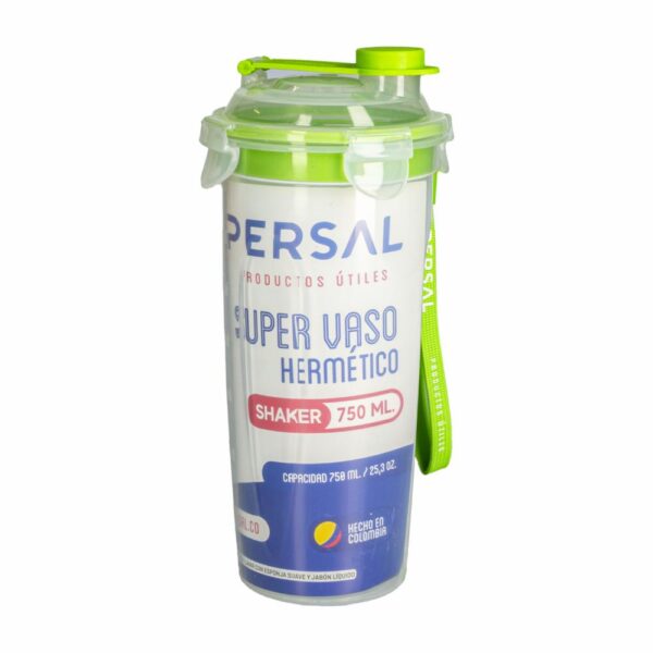 Vaso Plástico Hermético Shaker 750 Ml PERSAL 31020 - Imagen 2