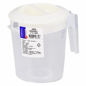 Jarra Con Medidas Con Tapa PERSAL 1 Litro