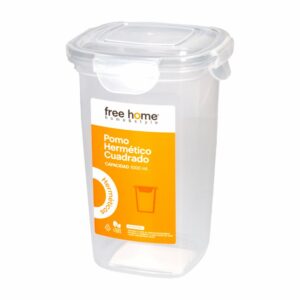 Pomo Hermético Cuadrado FREE HOME 1000 Ml