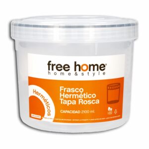 Frasco Hermético Con Tapa FREE HOME 2100 ML
