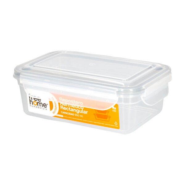 Repostero Hermético Rectangular FREE HOME 650 Ml