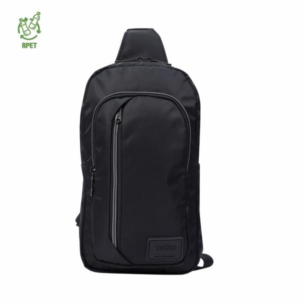 Bolso Negro Modelo Crossover Tracer Para Caballero TOTTO Pequeña - Imagen 4