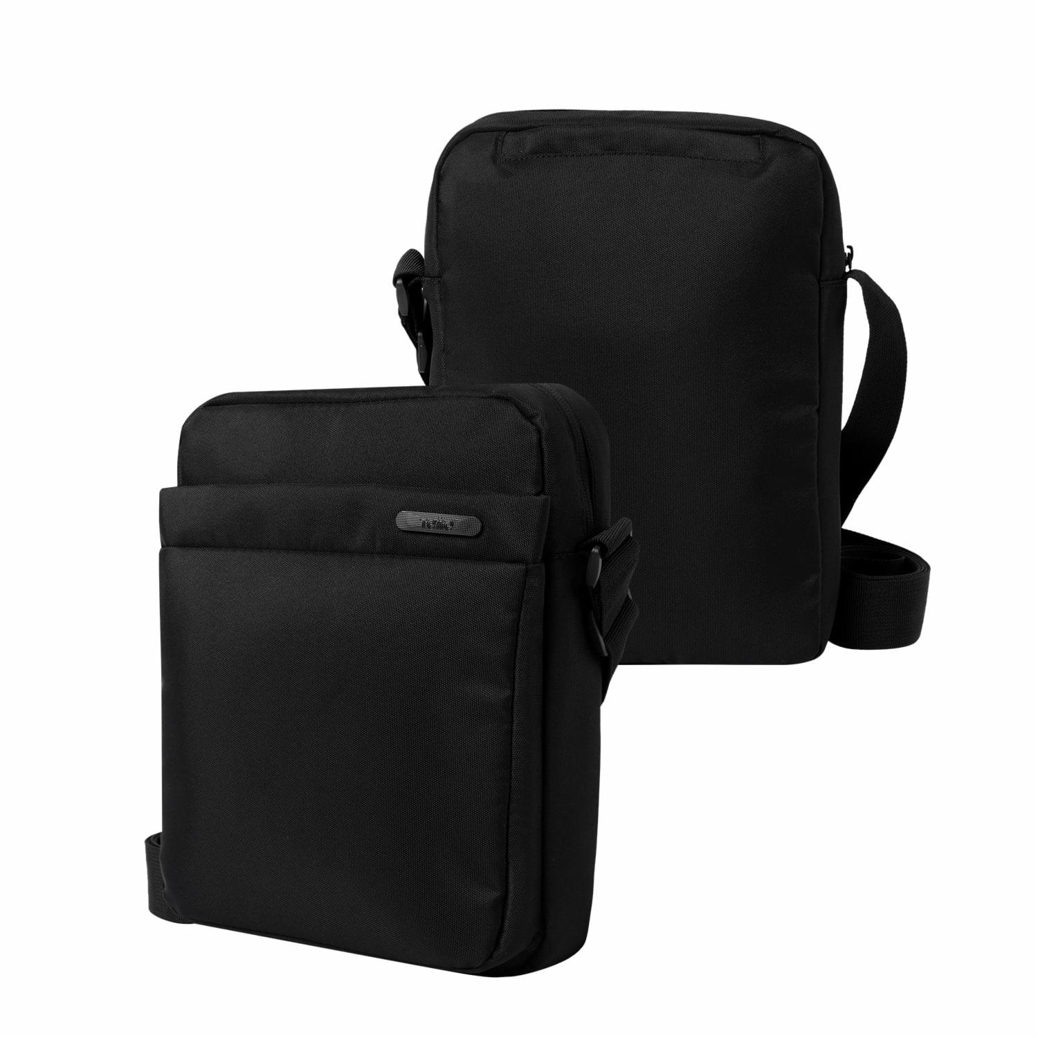 Bolso Negro Modelo Wyvi Para Caballero TOTTO Pequeña - Imagen 3