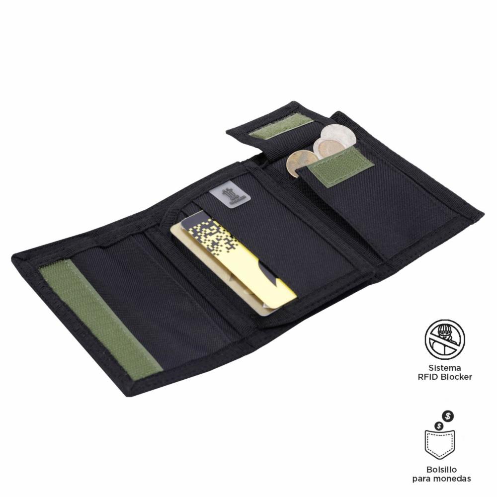 Billetera Negra Modelo Quincly Para Caballero TOTTO - Imagen 5