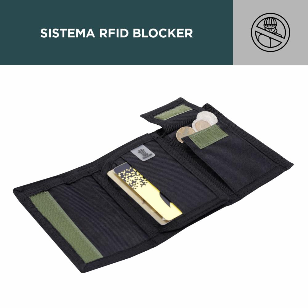 Billetera Negra Modelo Quincly Para Caballero TOTTO - Imagen 6