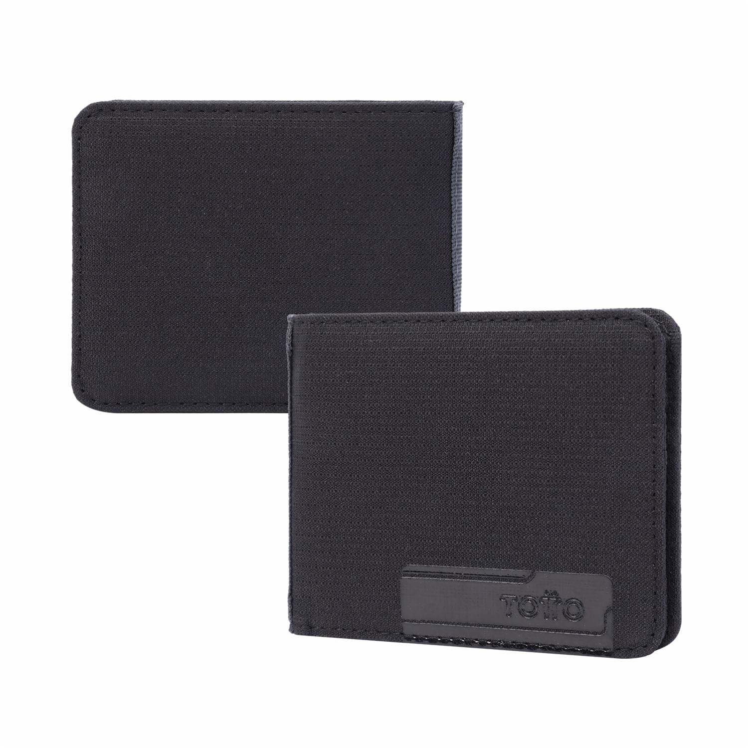 Billetera Negra Modelo Falangero Para Caballero TOTTO Mediana - Imagen 4