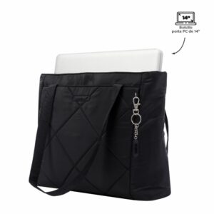 Bolso Negro Modelo Arlet Para Dama TOTTO Grande