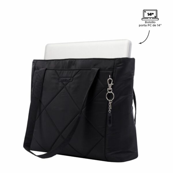 Bolso Negro Modelo Arlet Para Dama TOTTO Grande