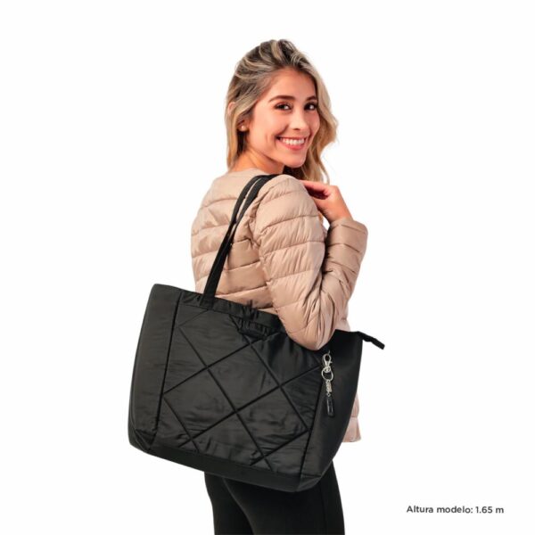 Bolso Negro Modelo Arlet Para Dama TOTTO Grande - Imagen 5
