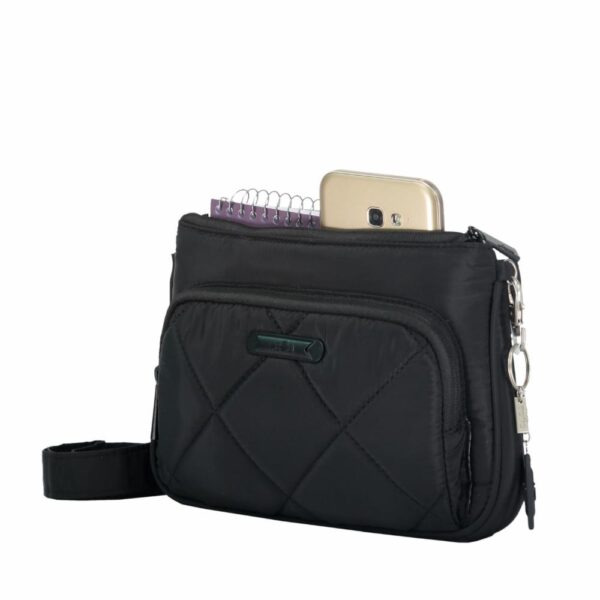 Bolso Negro Modelo Arlet S Para Dama TOTTO - Imagen 3